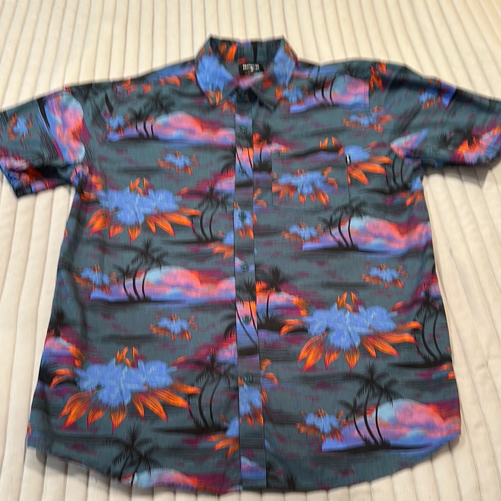 Hawaiian Sunset Print Shirt